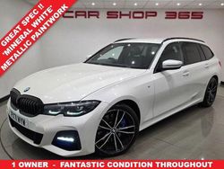 White Used 2021 BMW 320 M Sport Estate | £17,490 (Fair price)