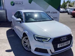 Arkona white Used 2019 Audi A3 S-Line Sedan | £14,325 (Good price)