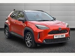 Orange Used 2023 Toyota Yaris Hybrid Sport SUV | £23,595 (A bit pricey)
