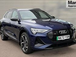 Blue Used 2022 Audi e-tron Black Edition SUV | £29,141 (A bit pricey)