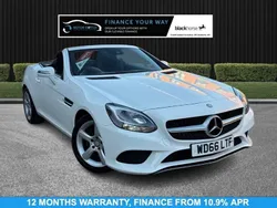 White Used 2017 Mercedes SLC200 Cabriolet | £12,395 (Expensive)