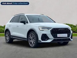 White Used 2025 Audi Q3 Black Edition SUV | £36,412 (Fair price)