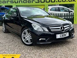 Black Used 2010 Mercedes E350 Coupe | £5,250 (A bit pricey)