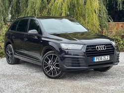 Black Used 2016 Audi Q7 S-Line SUV | £17,995 (A bit pricey)