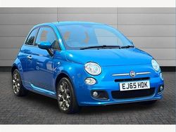 Electronica blue Used 2015 Fiat 500 S Hatchback | £4,690 (Fair price)