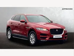 Red Used 2018 Jaguar F-Pace Prestige SUV | £19,050 (Fair price)
