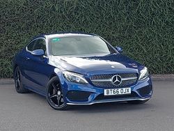 Blue Used 2016 Mercedes C220 AMG line Coupe | £15,698 (A bit pricey)
