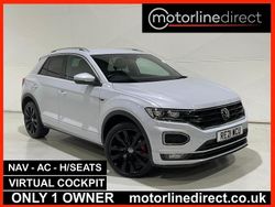 Silver Used 2021 VW T-Roc R-line SUV | £20,495 (Good price)