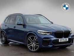 Blue Used 2021 BMW X5 M Sport SUV | £45,044 (Good price)