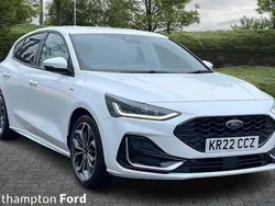 White Used 2022 Ford Focus ST-Line Hatchback | £13,998 (Fair price)