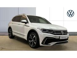 White Used 2023 VW Tiguan Allspace R-line SUV | £29,525 (Fair price)
