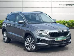 Graphite grey metallic Used 2024 Skoda Karoq SE L SUV | £26,995 (Fair price)