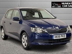 Blue Used 2018 Skoda Fabia SE Hatchback | £8,175 (Good price)