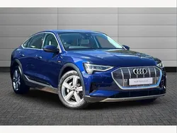 Blue Used 2022 Audi e-tron Sportback Advanced SUV | £25,795 (Fair price)