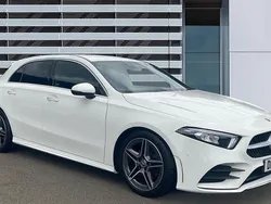 White Used 2020 Mercedes A200 AMG Line Premium Hatchback | £18,843 (Fair price)