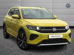 Yellow Used 2024 VW T-Cross R-line SUV | £23,579 (A bit pricey)