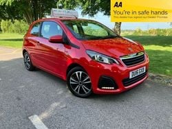 Red Used 2016 Peugeot 108 Active Hatchback | £4,995 (A bit pricey)