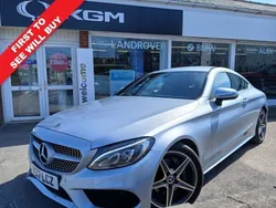 Silver Used 2017 Mercedes C220 AMG line Coupe | £13,599 (Fair price)
