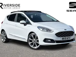 White Used 2019 Ford Fiesta Vignale Hatchback | £9,990 (Fair price)