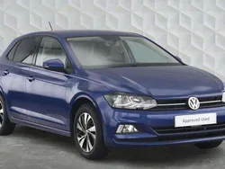 Blue Used 2021 VW Polo Match Hatchback | £12,558 (Fair price)
