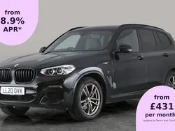 Black Used 2020 BMW X3 M Sport SUV | £27,550 (Good price)