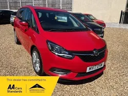 Red Used 2017 Vauxhall Zafira SRi MPV | £6,995 (Fair price)