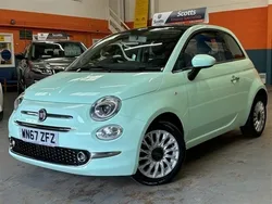 Green Used 2017 Fiat 500 Lounge Hatchback | £6,000 (Fair price)