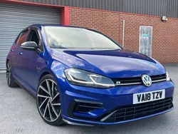 Blue Used 2018 VW Golf VII R Hatchback | £19,995 (Fair price)