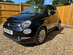 Black Used 2018 Fiat 500 Lounge Hatchback | £7,899 (Fair price)
