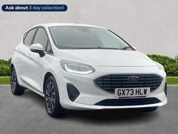 White Used 2023 Ford Fiesta Titanium Hatchback | £16,699 (Fair price)