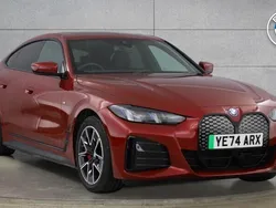 Red Used 2024 BMW i4 M Sport Sedan | £45,175 (Fair price)