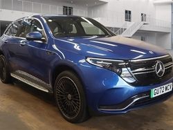 Blue Used 2022 Mercedes EQC400 AMG Line Premium Plus SUV | £30,995 (A bit pricey)