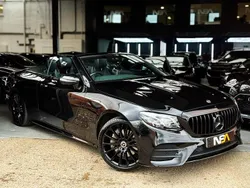 Black Used 2020 Mercedes E220 AMG line Cabriolet | £24,995 (Fair price)