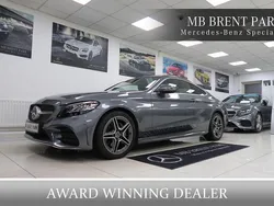 Grey Used 2023 Mercedes C200 AMG line Coupe | £25,000 (Fair price)