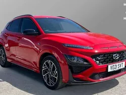 Red Used 2021 Hyundai Kona N Line SUV | £15,480 (Fair price)