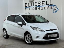 White Used 2012 Ford Fiesta Zetec Hatchback | £4,995 (Fair price)