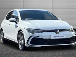Pure white Used 2022 VW Golf VIII R-line Hatchback | £21,495 (Expensive)