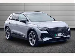 Floret silver Used 2024 Audi Q4 e-tron Black Edition SUV | £36,350 (Fair price)