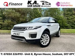 White Used 2016 Land Rover Range Rover evoque SE Estate | £8,499 (Fair price)