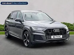 Grey Used 2022 Audi Q7 Black Edition SUV | £43,598 (Fair price)