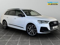White Used 2021 Audi Q7 Black Edition SUV | £32,795 (Fair price)