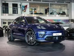 Gentian blue metallic New 2024 Porsche Macan 4 Electric SUV | £83,990