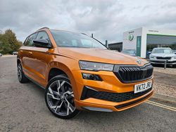 Orange Used 2022 Skoda Karoq SportLine SUV | £21,495 (Fair price)
