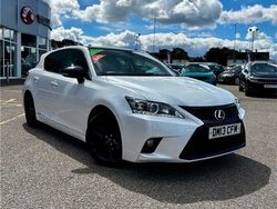 White blk Used 2017 Lexus CT200h Sport Line Hatchback | £12,995 (Fair price)