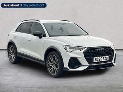 White Used 2025 Audi Q3 Black Edition SUV | £37,235 (Fair price)