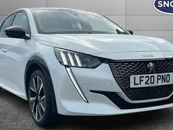 White Used 2020 Peugeot 208 GT-line Hatchback | £15,042 (Fair price)