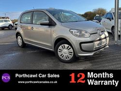 Silver Used 2015 VW up! move up! Hatchback | £5,750 (Fair price)