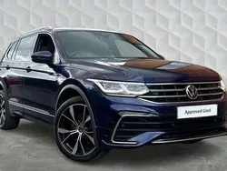 Blue Used 2021 VW Tiguan Allspace R-line SUV | £25,600 (Fair price)