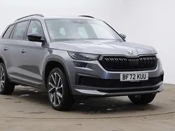 Graphite grey metallic Used 2022 Skoda Kodiaq SportLine SUV | £29,500 (Fair price)