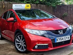Red Used 2014 Honda Civic SR Hatchback | £4,995 (Fair price)